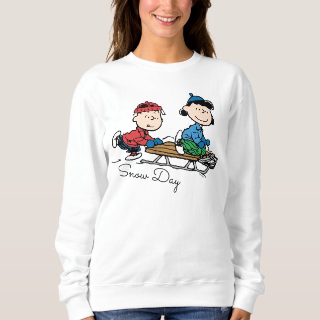 Erdnüsse | Linus & Lucy Sled Riding Sweatshirt (Vorderseite)