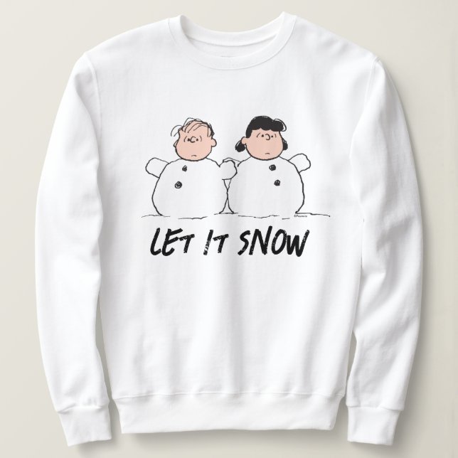 Erdnüsse | Linus & Lucy Snowmen Sweatshirt (Design vorne)