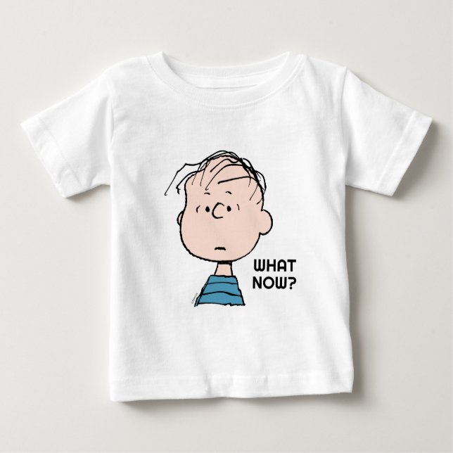 Erdnüsse | Linus Portrait Baby T-shirt (Vorderseite)