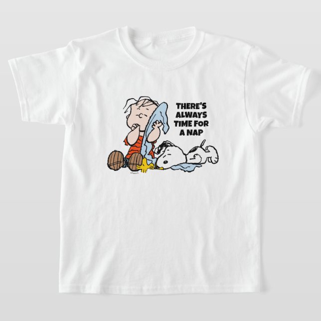 Erdnüsse | Linus, Snoopy und Holz T-Shirt (Ablage )