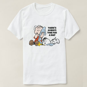 Erdnüsse Linus, Snoopy und Holzschnitzerei T-Shirt