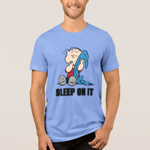 Erdnüsse Linus und sein Deckblatt Tri-Blend Shirt