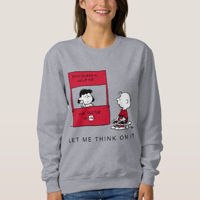 Erdnüsse | Lucy gibt Charlie Brown Rat Sweatshirt (Vorderseite)