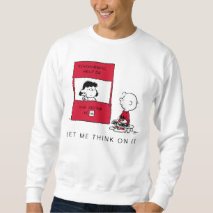 Erdnüsse Lucy gibt Charlie Brown Rat Sweatshirt
