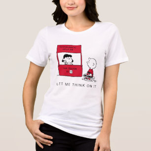 Erdnüsse   Lucy gibt Charlie Brown Rat Tri-Blend Shirt