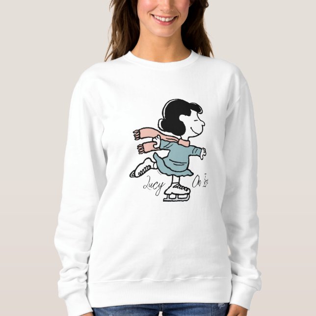 Erdnüsse | Lucy on Ice Sweatshirt (Vorderseite)