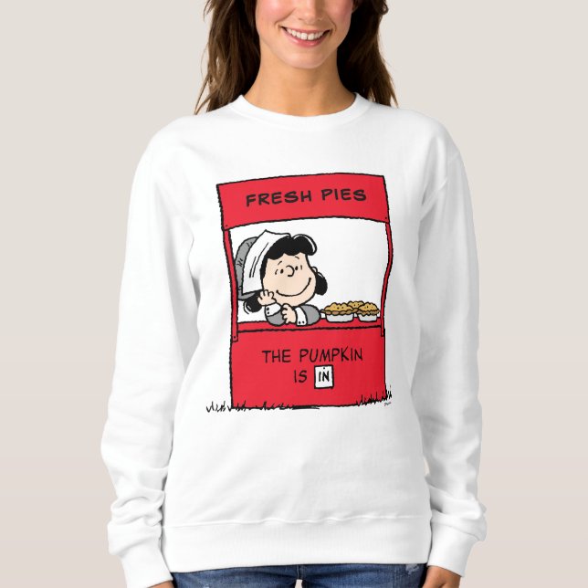 Erdnüsse | Lucy Pilgrim Pie Stand Sweatshirt (Vorderseite)