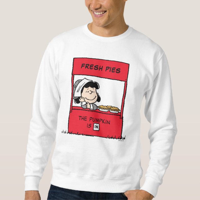 Erdnüsse | Lucy Pilgrim Pie Stand Sweatshirt (Vorderseite)