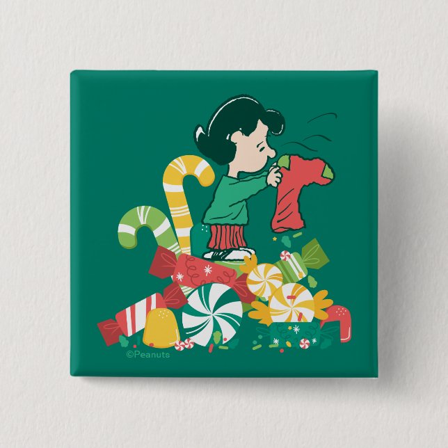 Erdnüsse | Lucy the More the Merrier Button (Vorderseite)