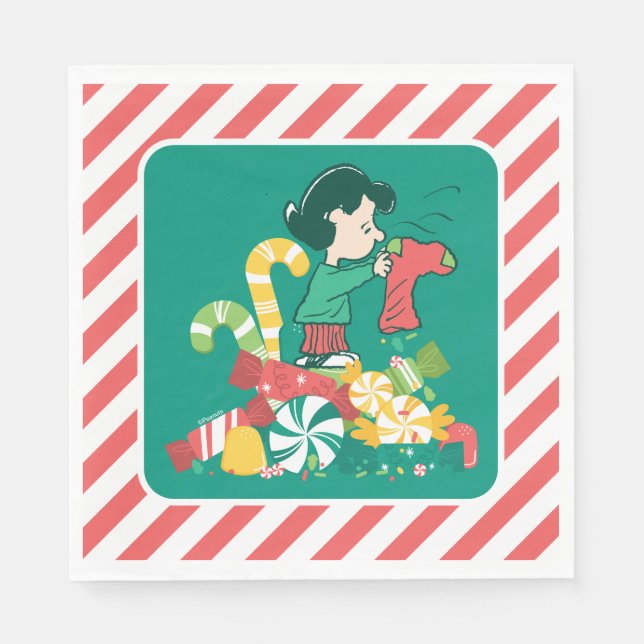 Erdnüsse | Lucy the More the Merrier Serviette (Vorderseite)