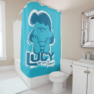 Erdnüsse   Lucy Wer sagt, ich bin Crabby? Duschvorhang