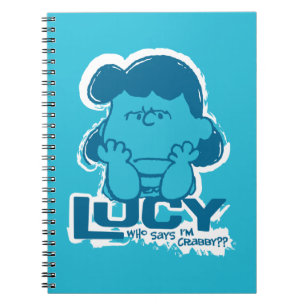 Erdnüsse Lucy Wer sagt, ich bin Crabby? Notizblock