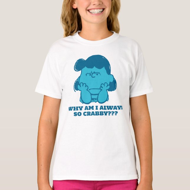 Erdnüsse | Lucy Wer sagt, ich bin Crabby? T-Shirt (Vorderseite)