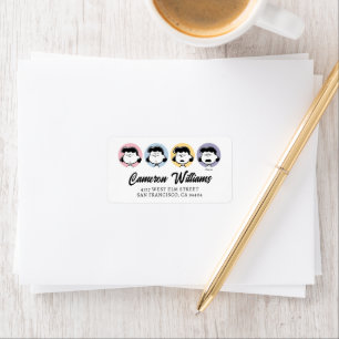 Erdnüsse   Lucy's Faces Adressaufkleber