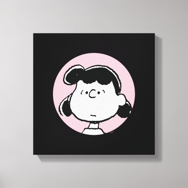 Erdnüsse | Lucy's Faces Leinwanddruck (Vorderseite)