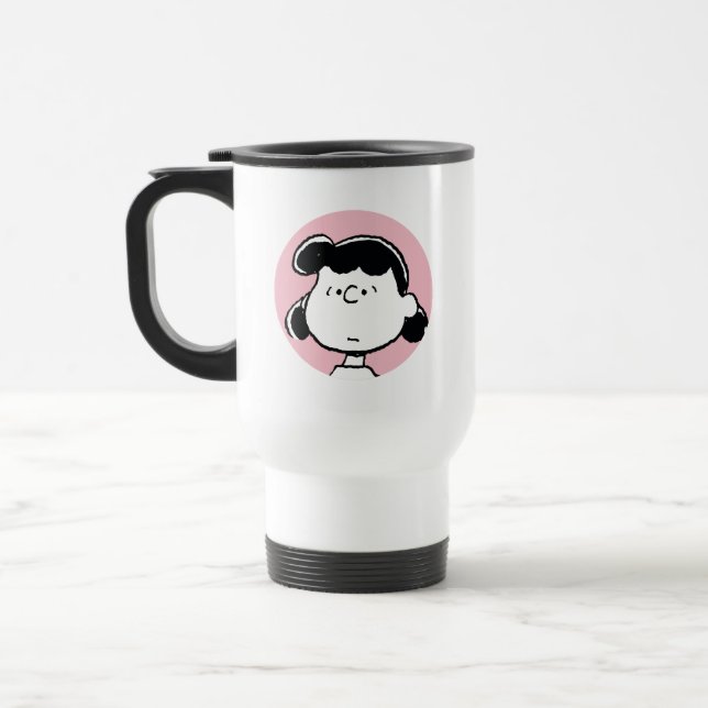 Erdnüsse | Lucy's Faces Reisebecher (Links)