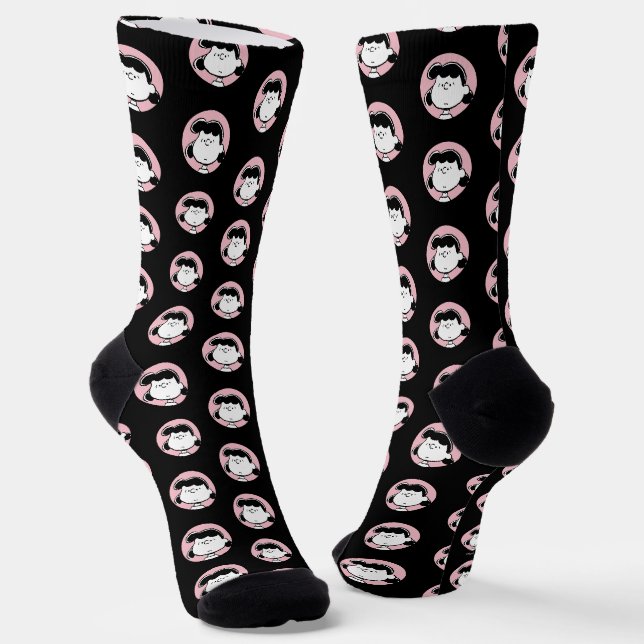 Erdnüsse | Lucys Gesichter 2 Socken (Gewinkelt)
