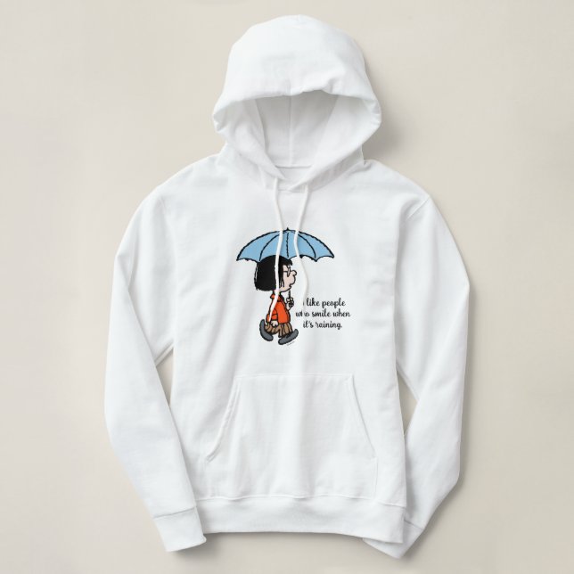 Erdnüsse | Marcie Unter dem Schirm Hoodie (Design vorne)