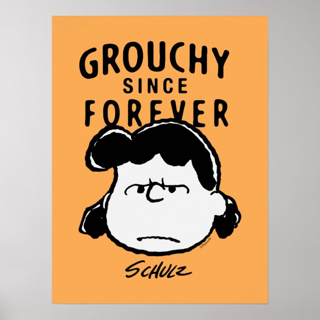 Erdnüsse | Miesepeter seit Ewigkeiten Lucy Poster (Vorne)