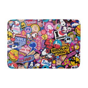 Erdnüsse Mixtape Patch Pattern Badematte