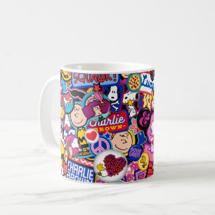 Erdnüsse Mixtape Patch Pattern Kaffeetasse