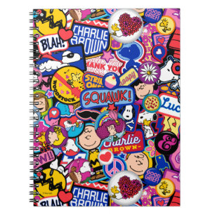 Erdnüsse   Mixtape Patch Pattern Notizblock