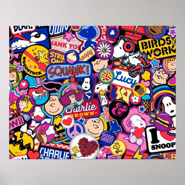 Erdnüsse | Mixtape Patch Pattern Poster (Vorne)