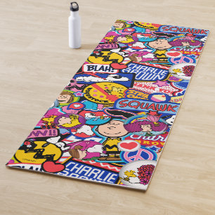 Erdnüsse Mixtape Patch Pattern Yogamatte