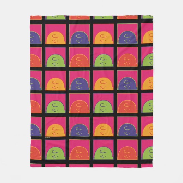 Erdnüsse | Moderne Pop Art ist Charlie Brown Fleecedecke (Vorderseite)