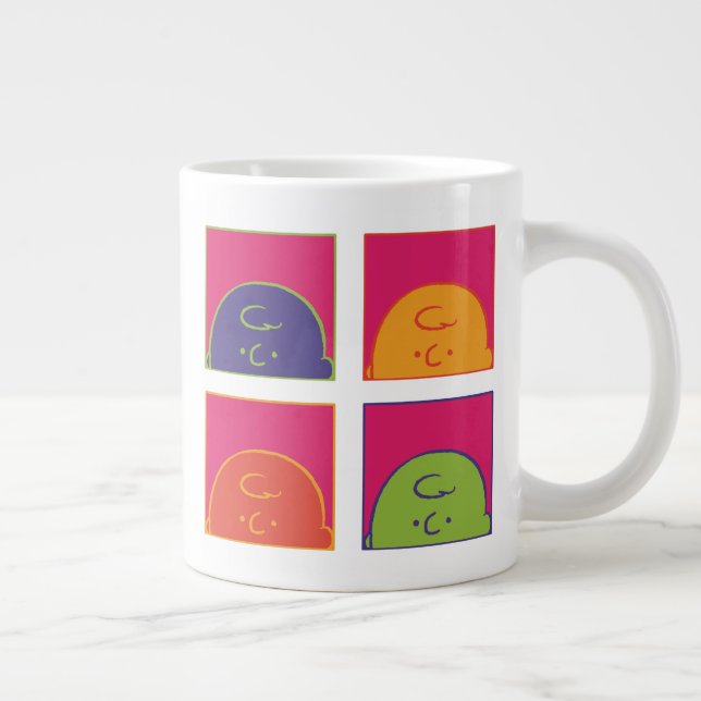 Erdnüsse | Moderne Pop Art ist Charlie Brown Jumbo-Tasse (Rechts)