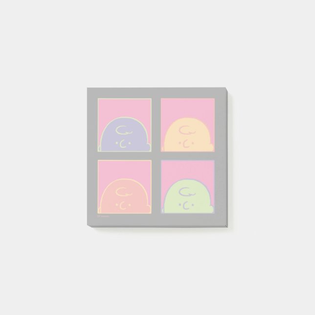 Erdnüsse | Moderne Pop Art ist Charlie Brown Post-it Klebezettel (Vorderseite)
