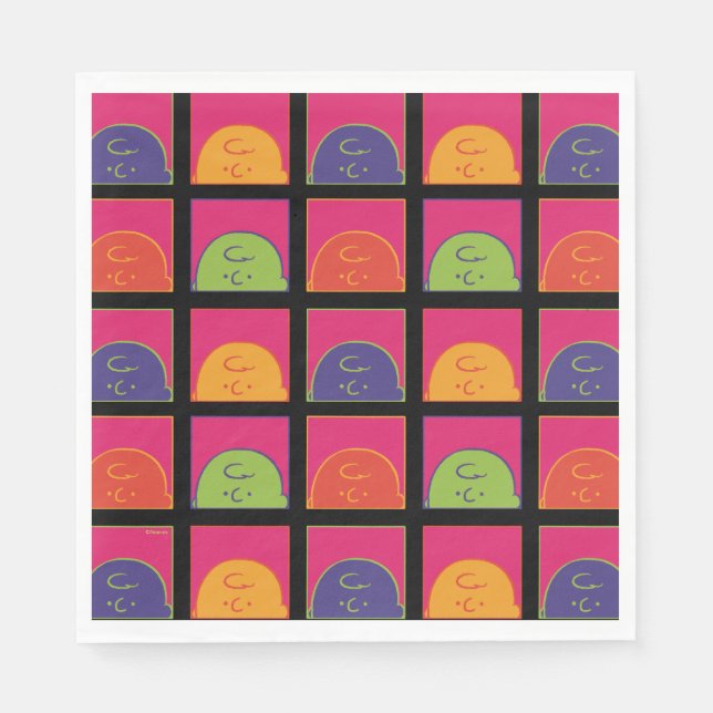 Erdnüsse | Moderne Pop Art ist Charlie Brown Serviette (Vorderseite)