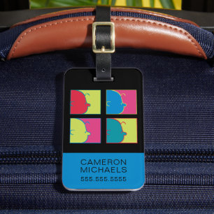 Erdnüsse   Moderner Pop Art Charlie Brown Gepäckanhänger