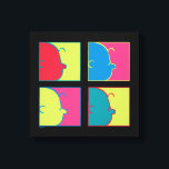 Erdnüsse | Moderner Pop Art Charlie Brown Leinwanddruck<br><div class="desc">Karo in diesem farbenfrohen Pop Art Peanuts Design mit Charlie Brown.</div>