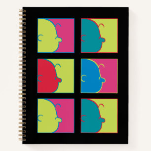 Erdnüsse   Moderner Pop Art Charlie Brown Notizbuch
