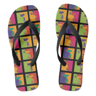 Erdnüsse   Moderner Pop Art Snoopy Flip Flops