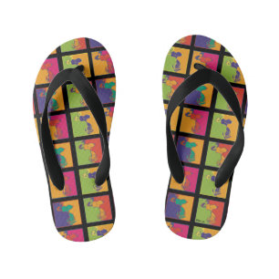 Erdnüsse   Moderner Pop Art Snoopy Kinderbadesandalen