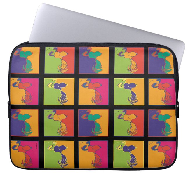 Erdnüsse | Moderner Pop Art Snoopy Laptopschutzhülle (Vorderseite)