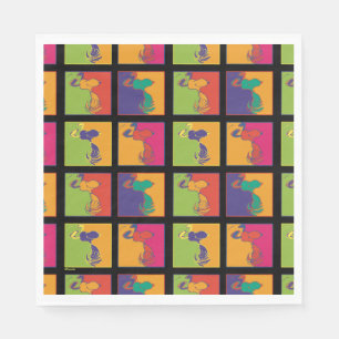 Erdnüsse Moderner Pop Art Snoopy Serviette