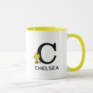 Erdnüsse   Name des Holzbestands und Monogramm C Tasse