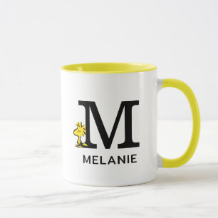 Erdnüsse   Name des Holzbestands und Monogramm M Tasse