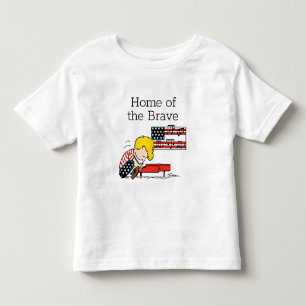 Erdnüsse   Patriotic Schroeder & Sein Piano Kleinkind T-shirt
