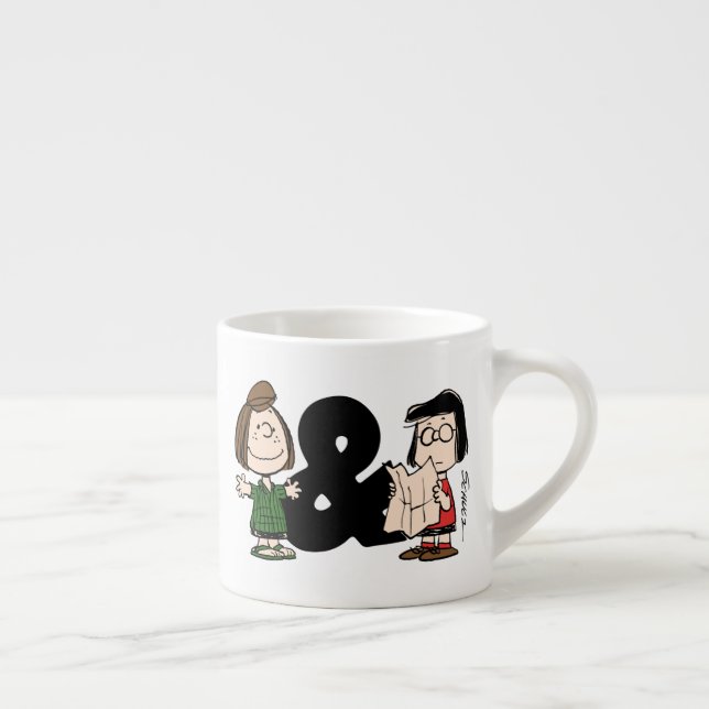 Erdnüsse | Peppermint Patty & Marcie Espressotasse (Rechts)