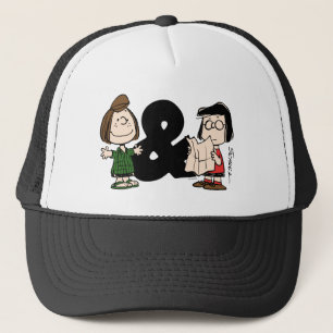 Erdnüsse   Peppermint Patty & Marcie Truckerkappe