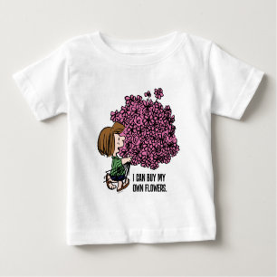 Erdnüsse   Peppermint Patty Pink Bouquet Baby T-shirt