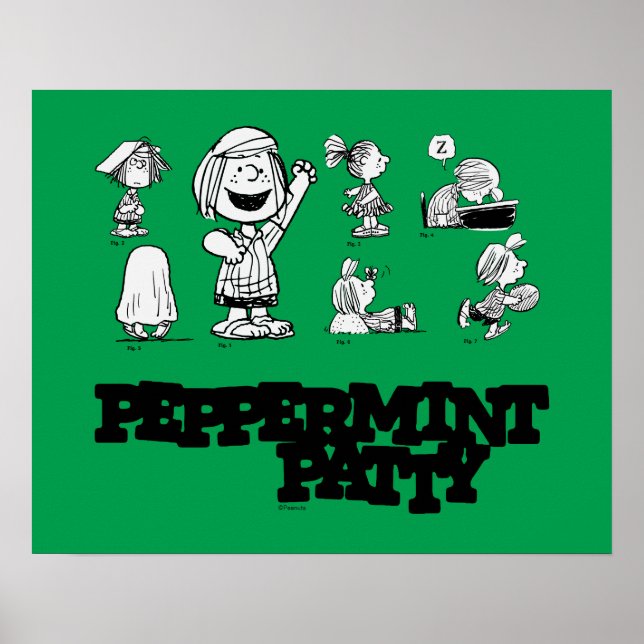 Erdnüsse | Peppermint Patty Poster (Vorne)