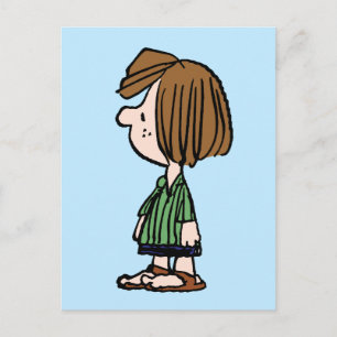 Erdnüsse   Peppermint Patty Postkarte