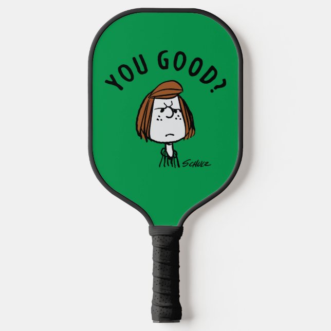 Erdnüsse | Peppermint Patty Sie gut? Pickleball Schläger (Vorderseite)