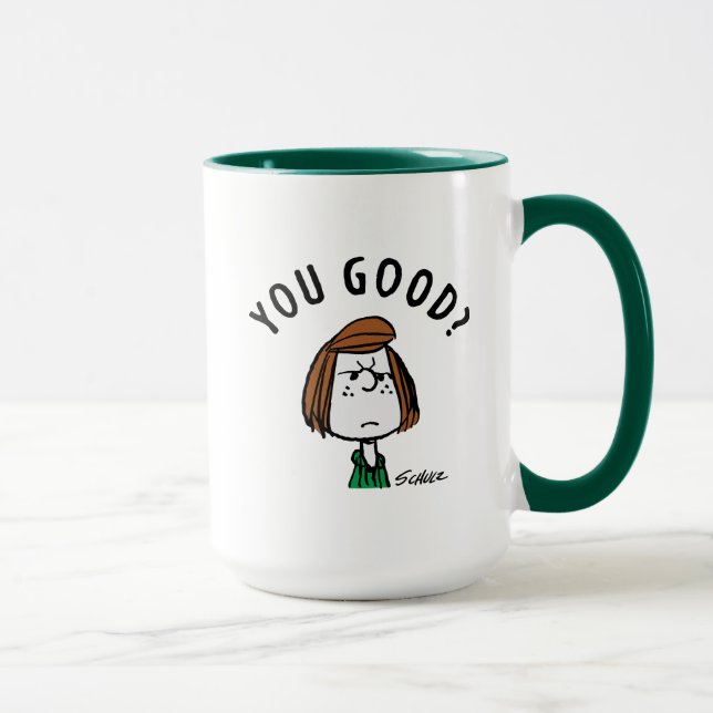 Erdnüsse | Peppermint Patty Sie gut? Tasse (Rechts)