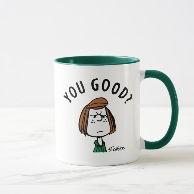 Erdnüsse | Peppermint Patty Sie gut? Tasse (Rechts)